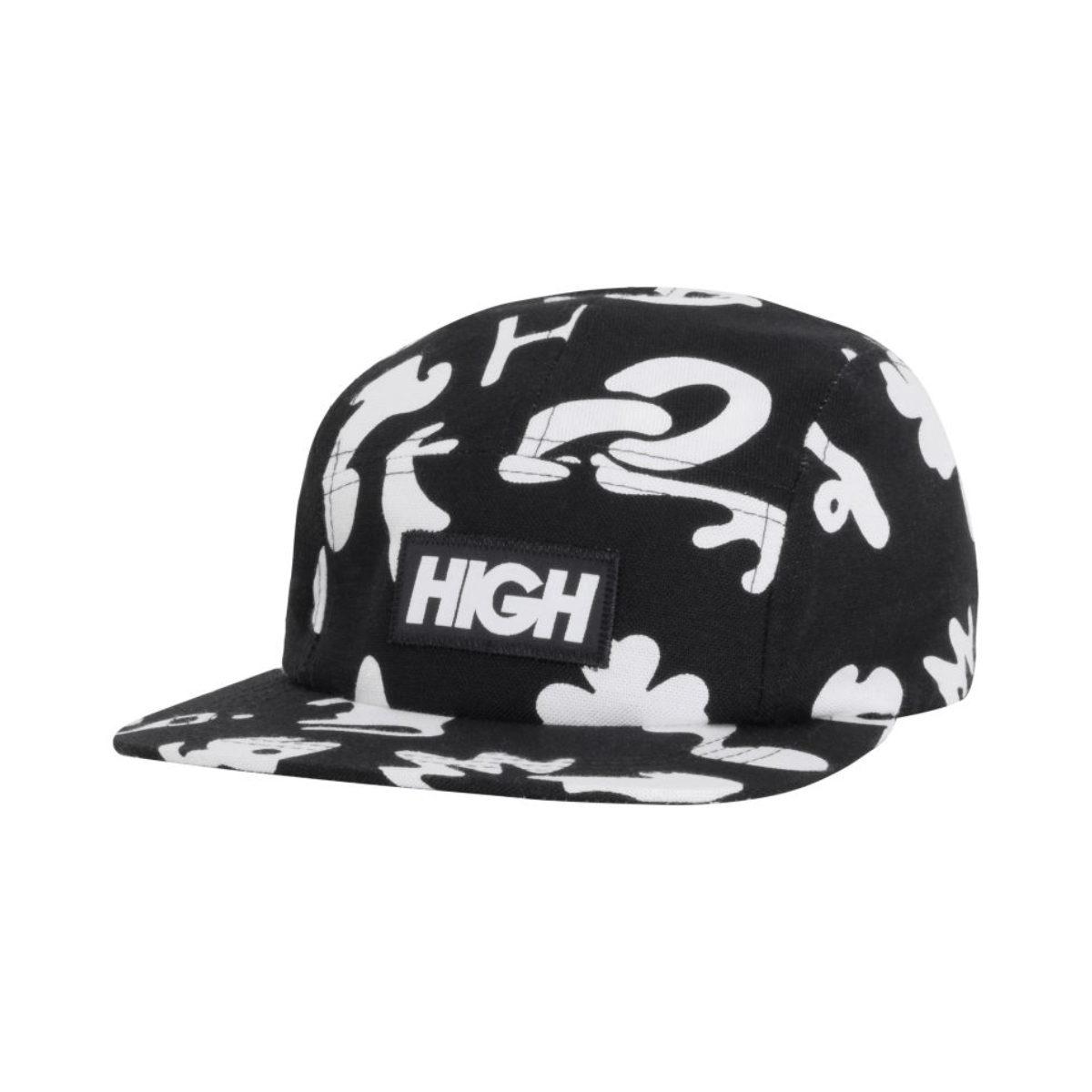 Boné Five Panel High Unisex Reto e Curva - Corre Que Ta Baratinho