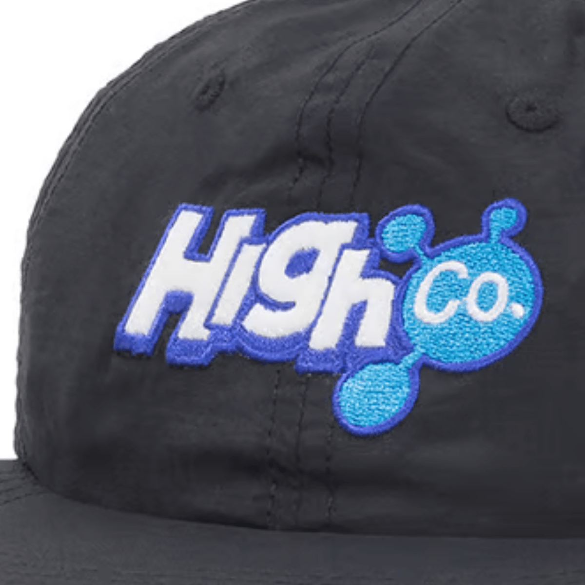 Boné High 6 Panel Logo Blue