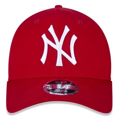 Bone New Era 39THIRTY High Crown MLB New York Yankees