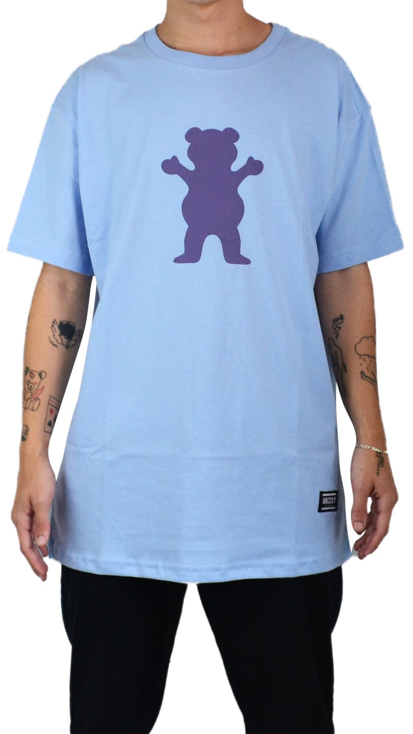 camiseta grizzly azul bebe