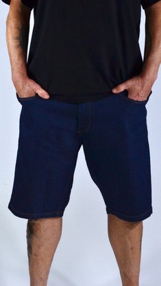 Bermuda Hocks Causa Jeans Escuro