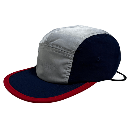 Boné Hocks Trail Five Panel Azul/Cinza/Vermelho