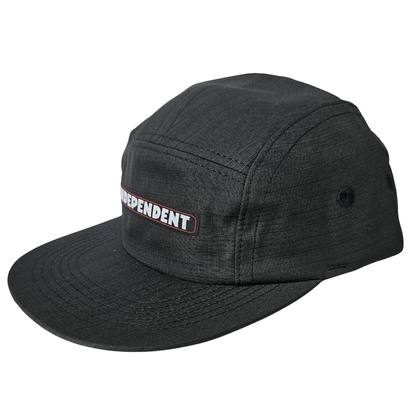 Boné Independent Five Panel Bar Logo Preto