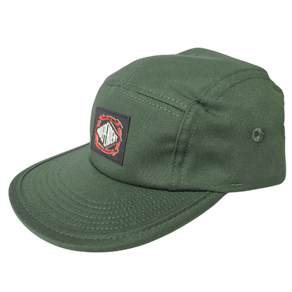 Boné Independent Five Panel Summit Scroll Verde Militar