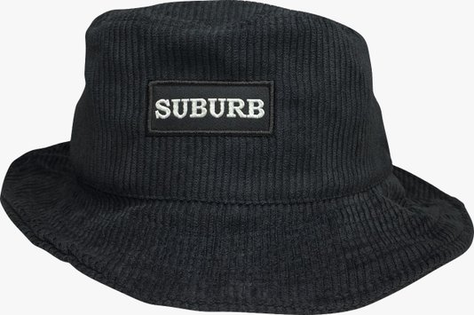 Bucket Suburb Hat Vevelt Box Logo Preto