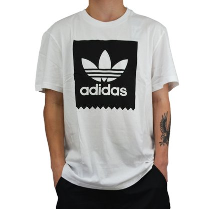 Camiseta Adidas Solid BB Branco/Preto