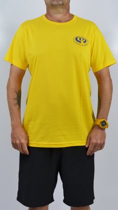 Camiseta Drop Dead Classic Logo 2 Chest Amarelo