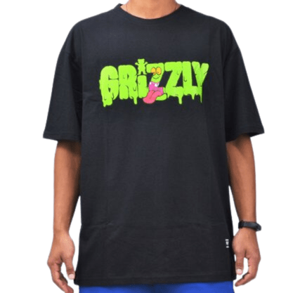 Camiseta Grizzly Don't Be Snotty Preto