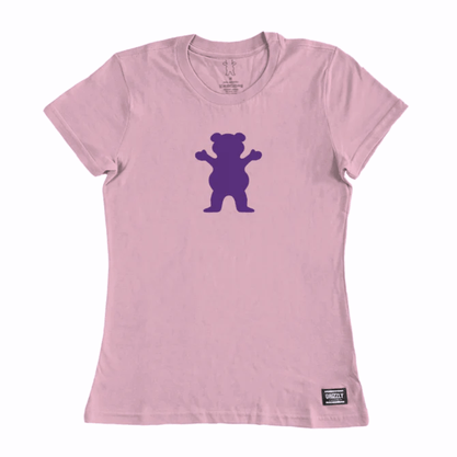 Camiseta Grizzly Og Bear Rosa Claro