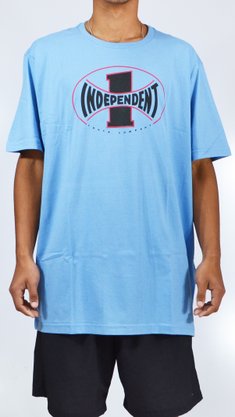 Camiseta Independent ITC Span BIG Azul Claro