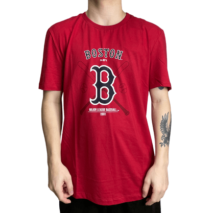 Camiseta New Era Boston Red Sox Core Vermelho 