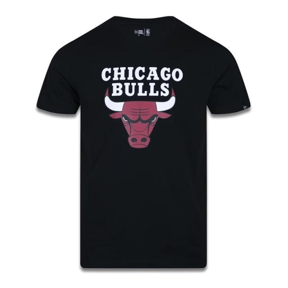 Camiseta New Era NBA Chicago Bulls Preto