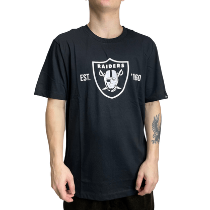 Camiseta New Era NFL Las Vegas Raiders Core Preto