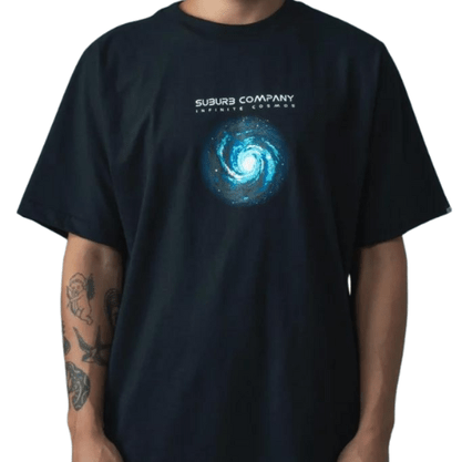 Camiseta Suburb Cosmos Preto