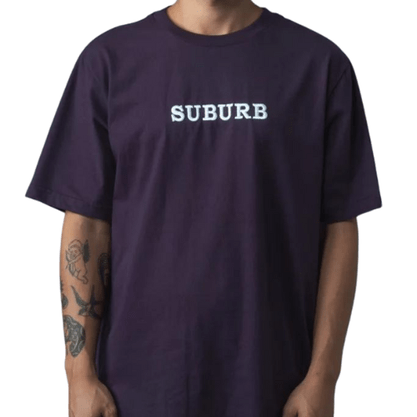 Camiseta Suburb Embroidery Roxo