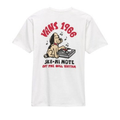 Camiseta Vans Rhythm Pup Off White 