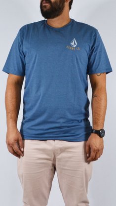 Camiseta Volcom Appliance Mescla/Azul