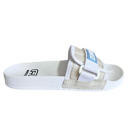 Chinelo Hocks Slide Bravo Breeze Branco/Azul 