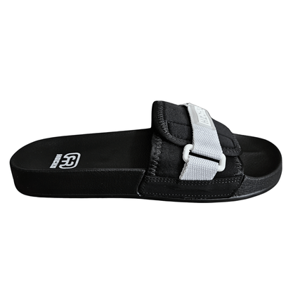 Chinelo Hocks Slide Bravo Petitpoa Preto/Branco