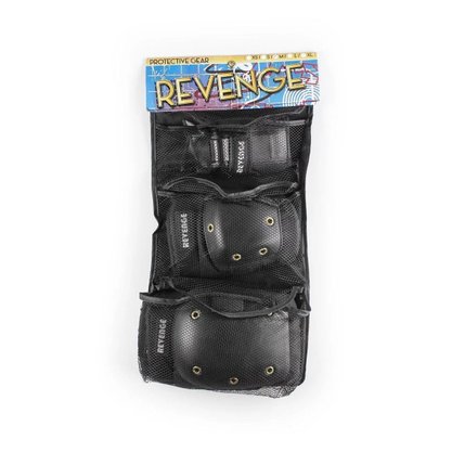 Kit de Proteção Revenge Skate Preto