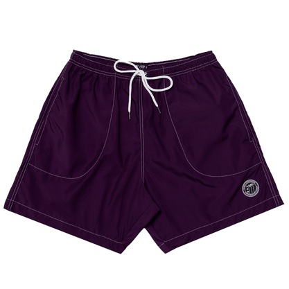 Shorts Plano C Contrast Roxo