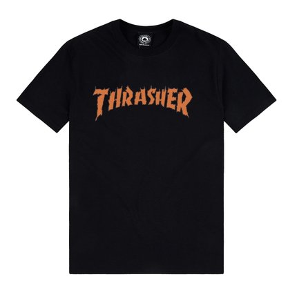 Thrasher Camiseta Burn It Down Preto 