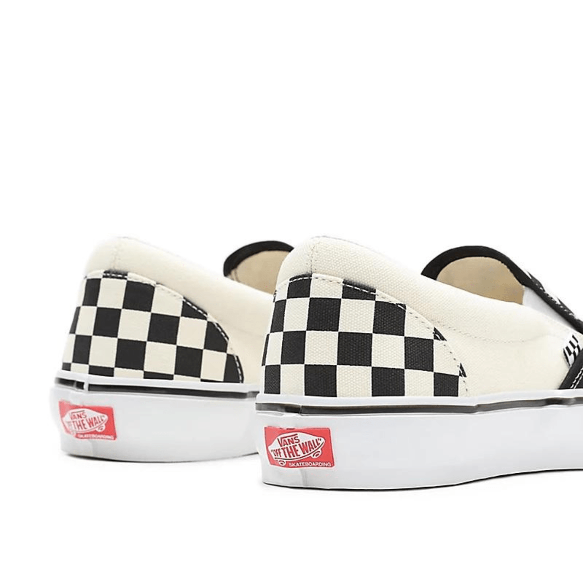 Tênis Vans Skate Slip-on Checkerboard Off White/Preto - Gord's House