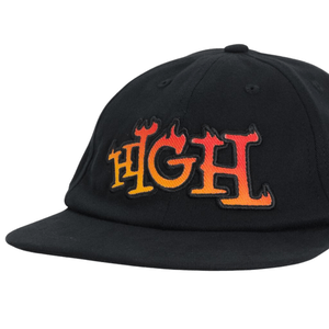 Boné High Company 6 Panel Logo Preto - Rock City