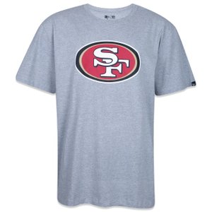 Camiseta New Era San Francisco 49Ers NFL Mescla Claro