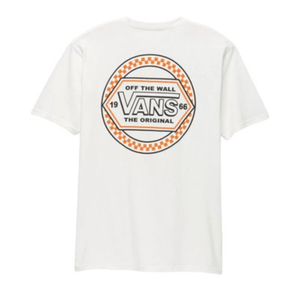 Camiseta Vans Circle Checker Drop V SS Off White