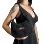Bolsa Baw Handbag Sherpa Flower Preto