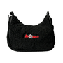 Bolsa Baw Handbag Sherpa Flower Preto