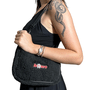 Bolsa Baw Handbag Sherpa Flower Preto