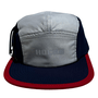 Boné Hocks Trail Five Panel Azul/Cinza/Vermelho