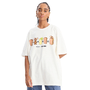 Camiseta Baw Regular Lanchos Tom & Jerry Off White