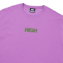 Camiseta High Logo Fucsia Lilás