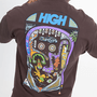 Camiseta High Pinball Marrom 
