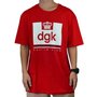 Camiseta Masculina DGK Hustle Club Vermelho