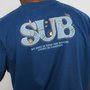 Camiseta Suburb Botanic Logo Azul