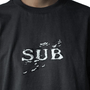 Camiseta Suburb Ground Logo Preto