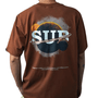 Camiseta Suburb Planets Marrom 