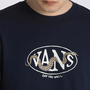 Camiseta Vans Snaked Logo SS Azul Marinho