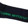 Meia Creature Lurtk With Us Cano Longo Preto