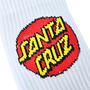 Meia Santa Cruz Fun Times Cano Longo Branco/Vermelho