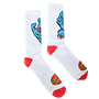 Meia Santa Cruz Screaming Hand Cano Longo Branco