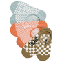 Meia Vans Best Me Cannodle Gray Mist Kit C/3 Multicores 