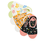Meia Vans Best Me Cannodle Lime Sherbet Kit/3 Multicores 