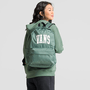 Mochila Vans Old Skool Check Warm Weather Verde Claro 