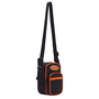 Smashed Shoulder Bag Baw Tag 14 Preto/Laranja