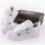 Tênis Drop Dead Ninety Branco/Cinza 